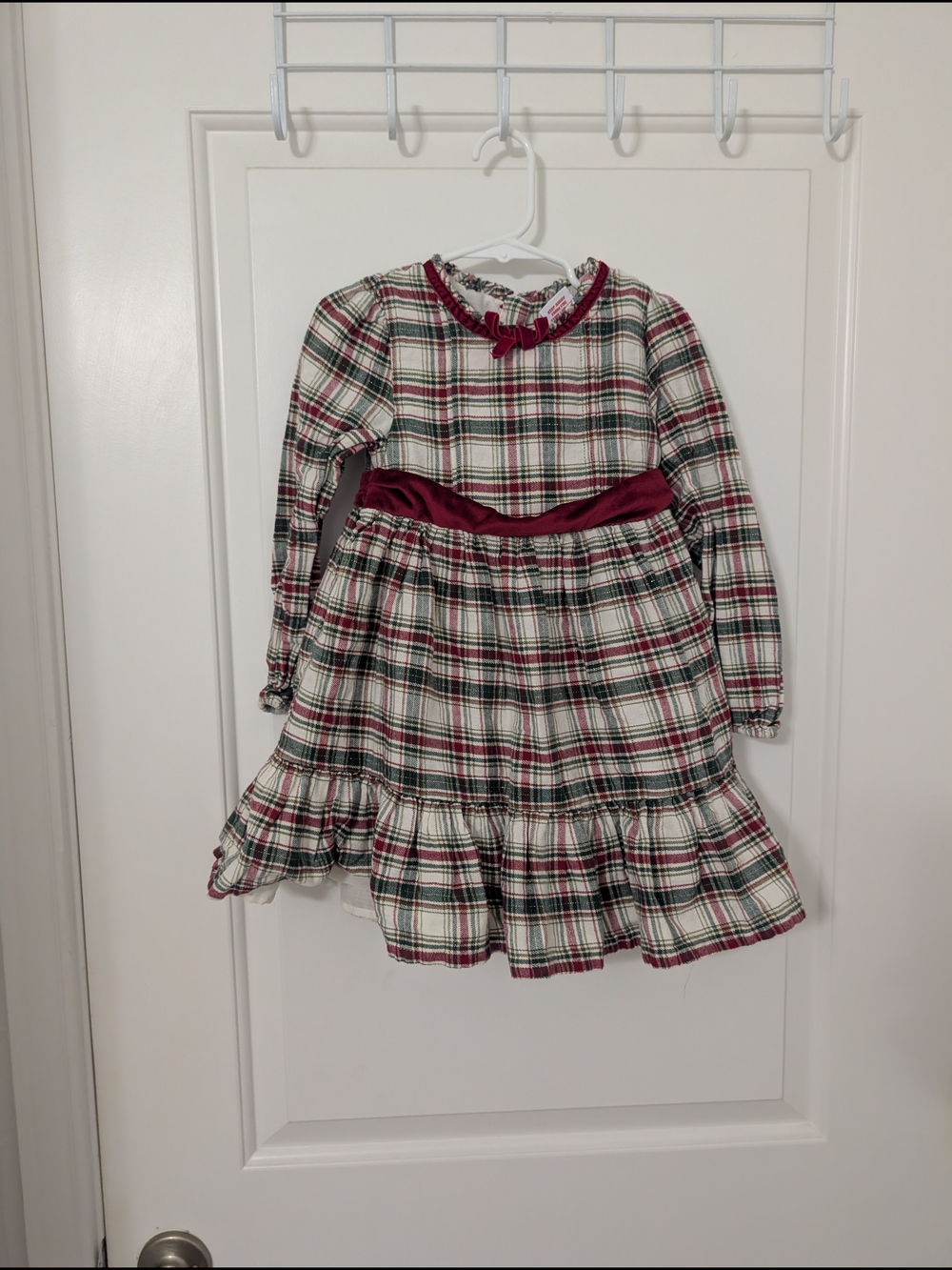 Girls Christmas Holiday Plaid Dress Size 4T Classic Ralph Lauren Christmas‎